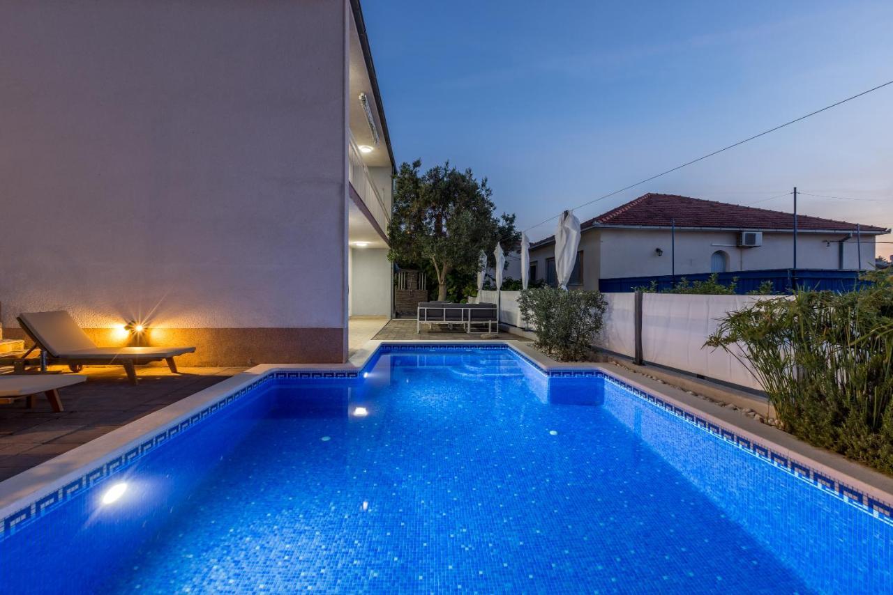 Villa Costa Blu With Pool By The Sea Trogir Exterior photo